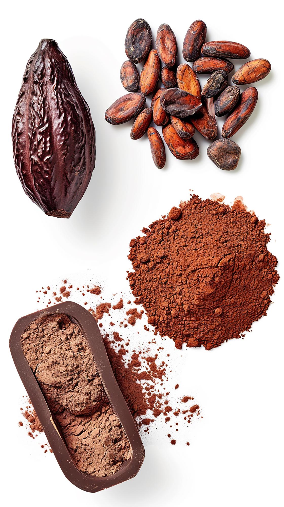 cocoa-powder-ingredients-cocoa-pod-cocoa-beans